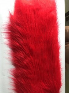 Thảm lông dài màu đỏ- Thảm lông chụp ảnh cao cấp